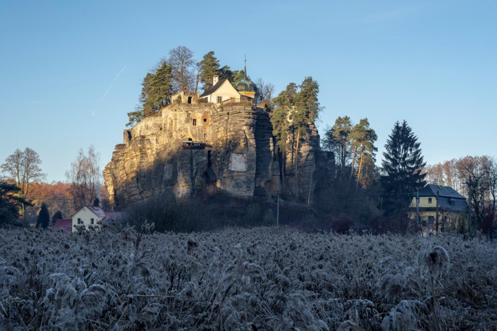 skalní hrad sloup top lužických hor